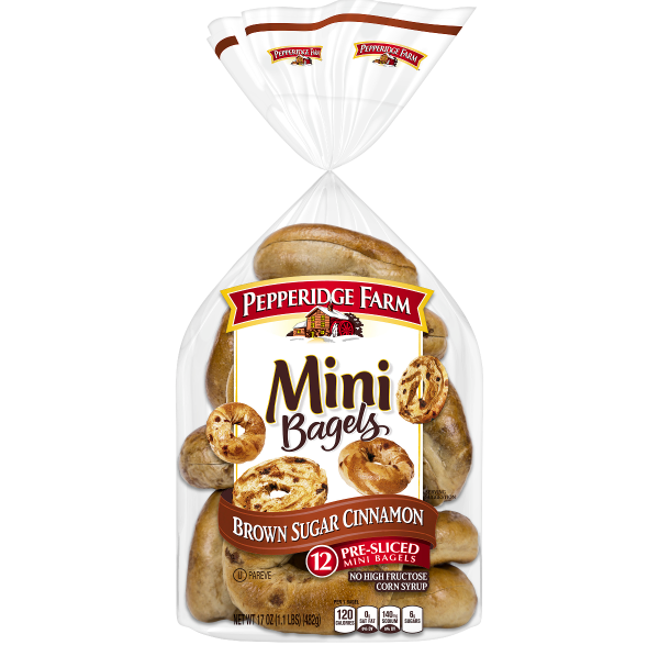 Mini Brown Sugar Cinnamon Bagels