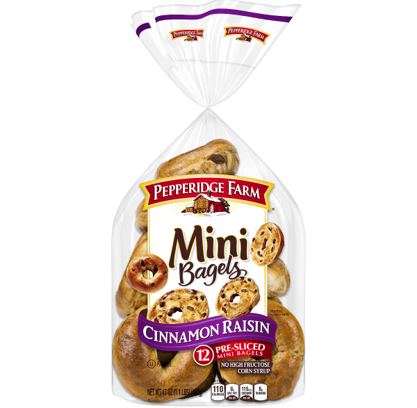 Mini Cinnamon Raisin Bagels