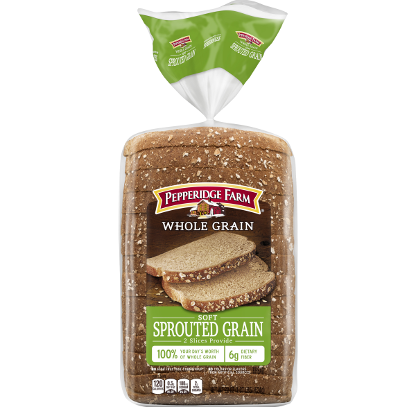 Soft Sprouted Whole Grain Bread